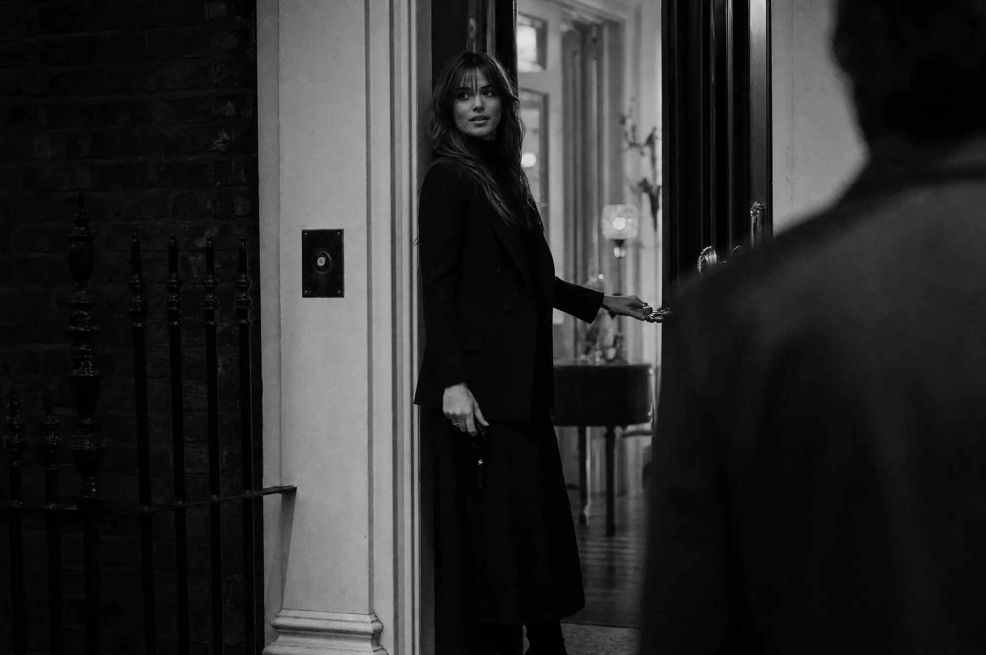 A Seeker at a property door